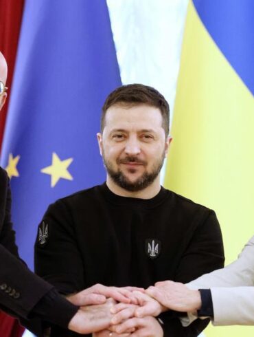 Zelenski en la UE