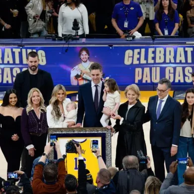 Gasol homenajeado