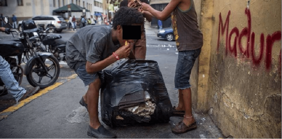 Venezolanos pasando hambre