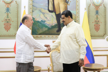 Maduro y canciller colombiano se reunieron