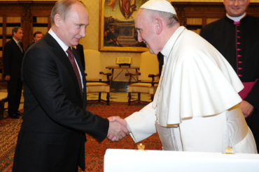 El papa sobre Putin