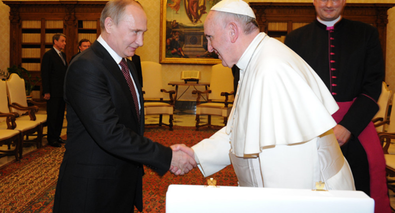 El papa sobre Putin