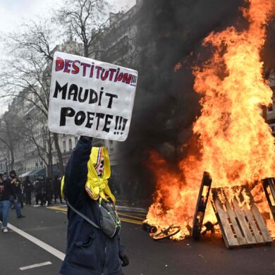Protestas en Francia