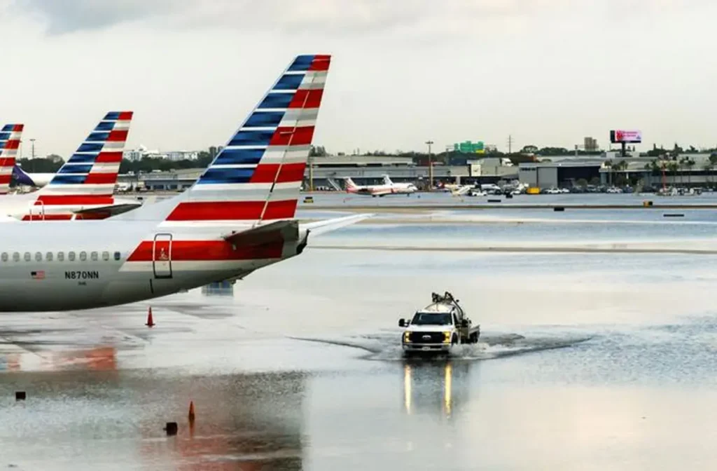 Aeropuerto inundaciones