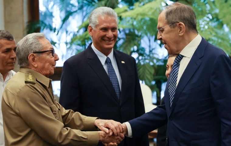 Lavrov en Cuba