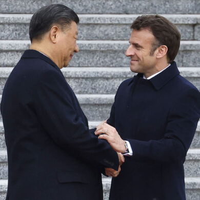 Visita de Macron a China