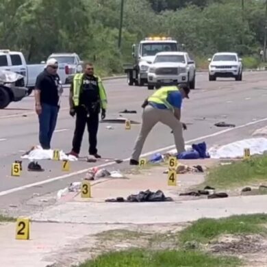 Migrantes arrollados texas