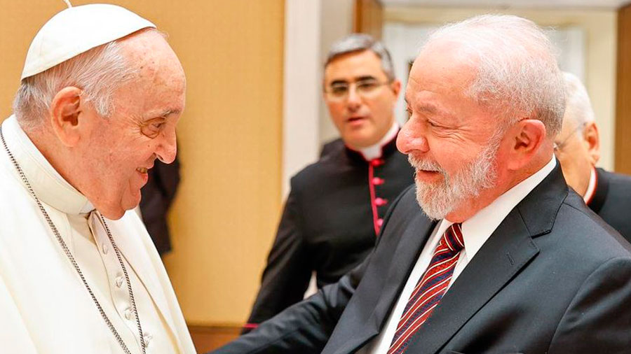 El Papa y Lula