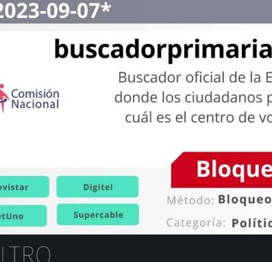 bloqueo primarias