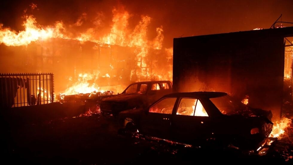 Incendios chile