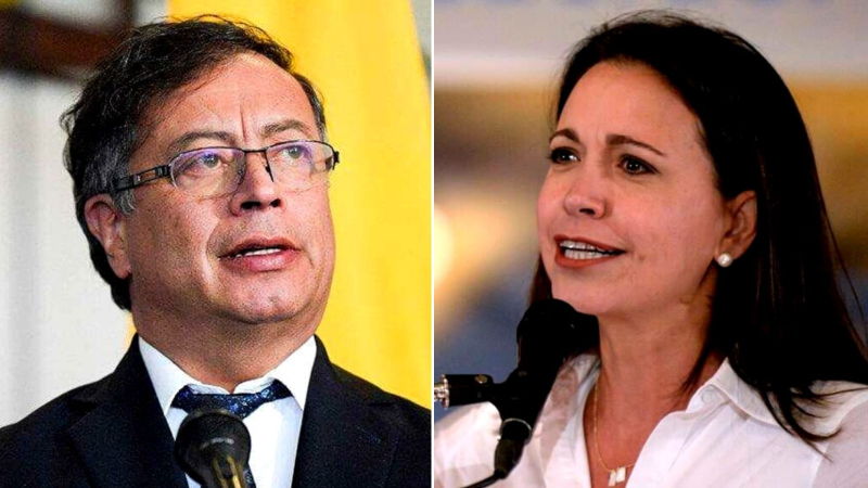 gustavo petro maría corina machado