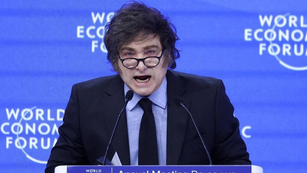 milei en davos