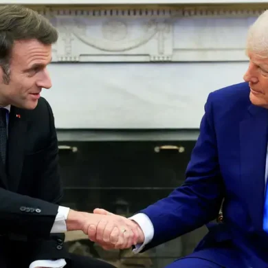 macron trump